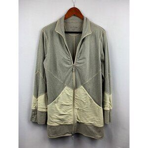 Women’s Neon Buddha Beige Zip-Up Jacket Size M
